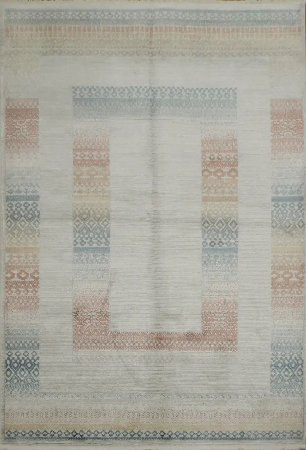 Vintage Pastel Geometric Rug for Elegant Living Spaces 5x8