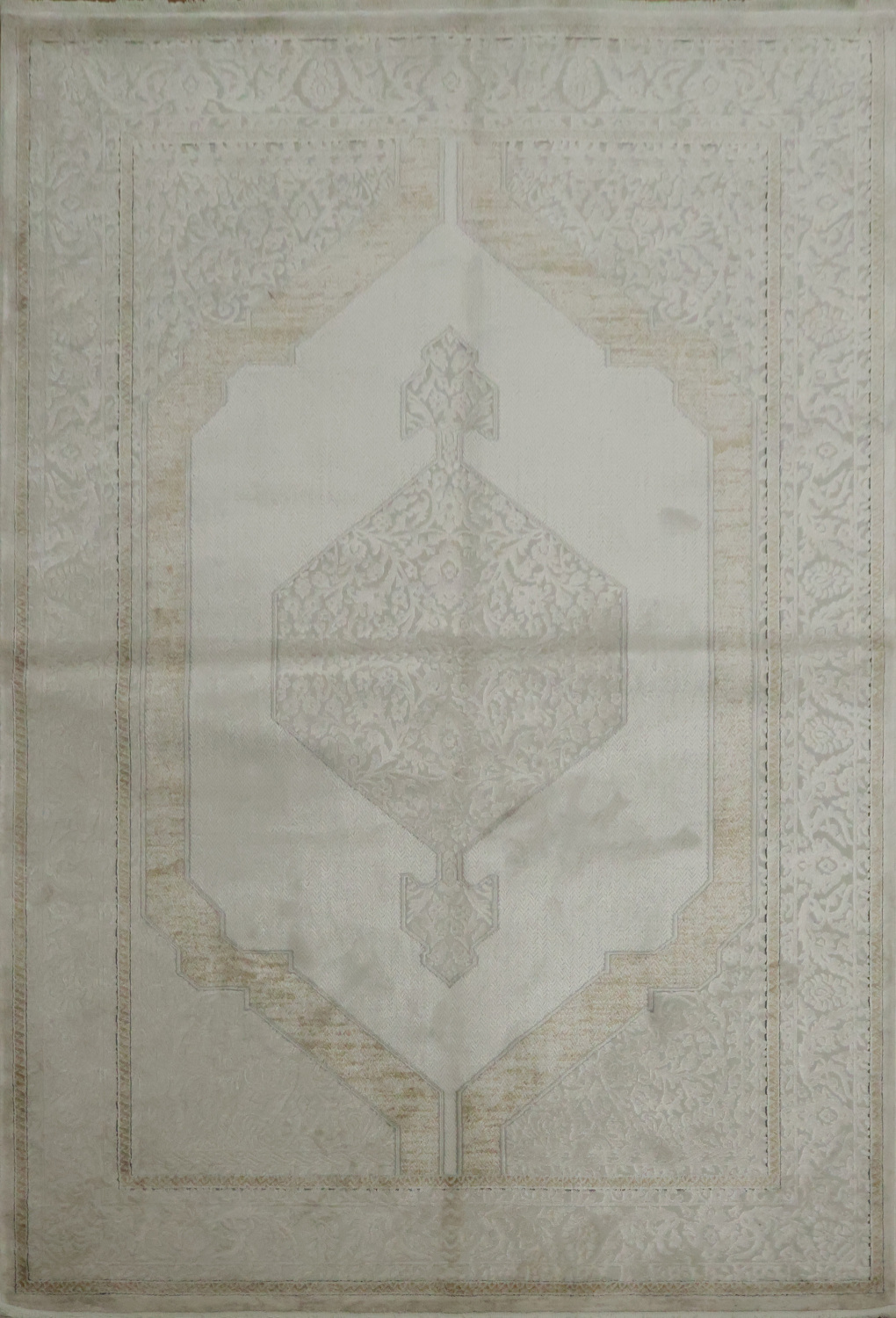 Traditional Floral Tabriz Turkish Area Rug 5x8