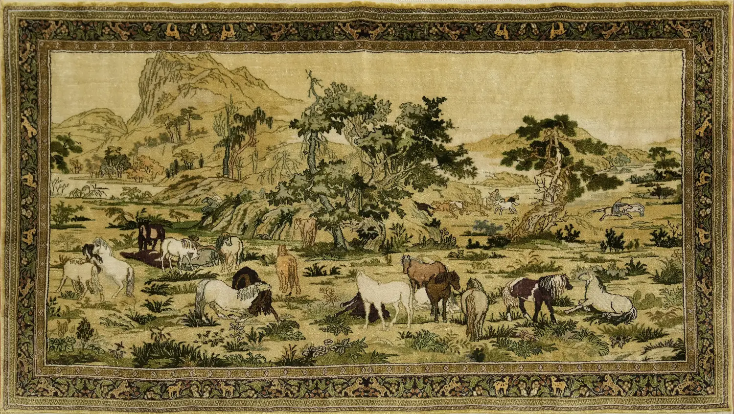 1600 kpsi Super Fine Qum Chinese Rug 2x3