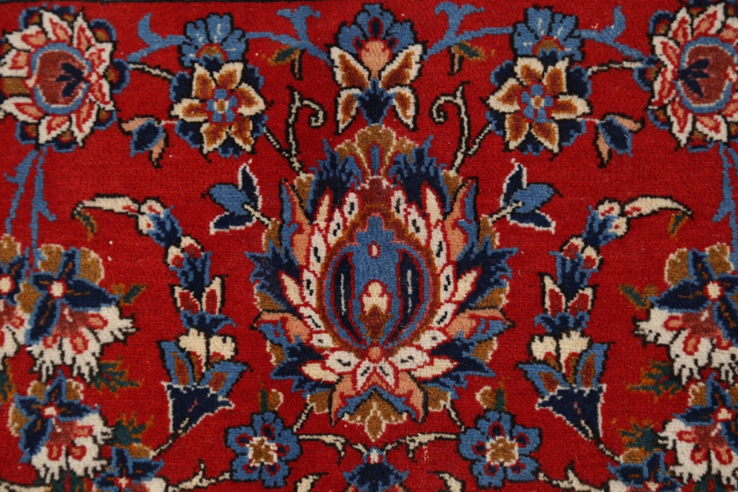 Antique Floral 10x16 Isfahan Persian Area Rug