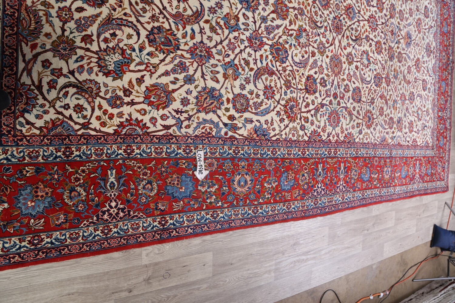 Antique Floral 10x16 Isfahan Persian Area Rug