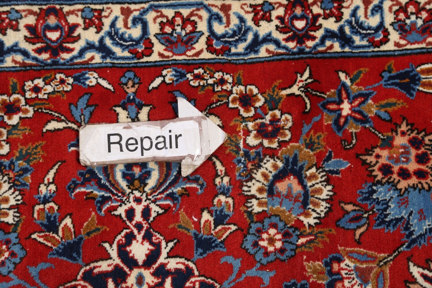 Antique Floral 10x16 Isfahan Persian Area Rug