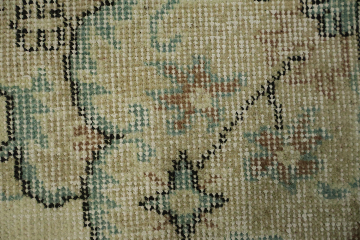 Vintage Distressed Anatolian Wool Area Rug 5x9