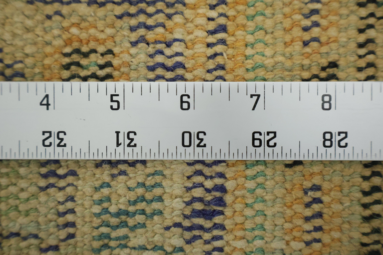 Vintage Distressed Anatolian Wool Area Rug 6x9