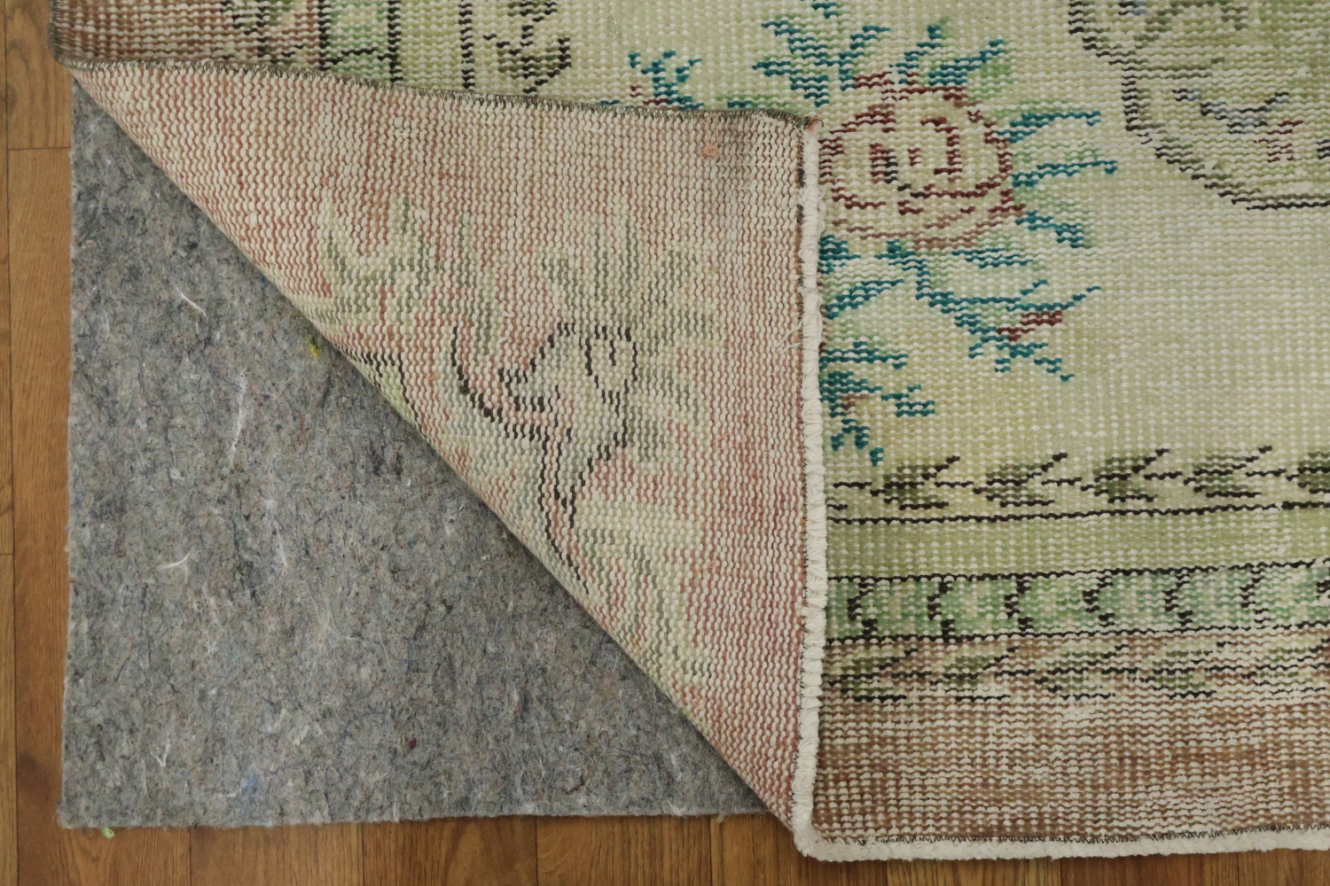 Aubusson Design Vintage Distressed Anatolian Area Rug 6x9