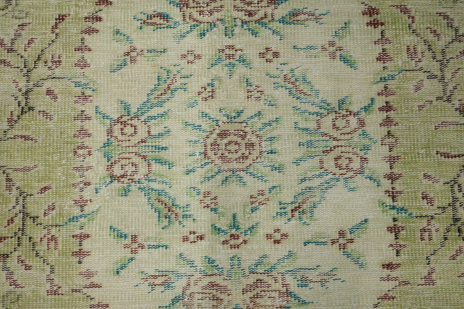 Aubusson Design Vintage Distressed Anatolian Area Rug 6x9