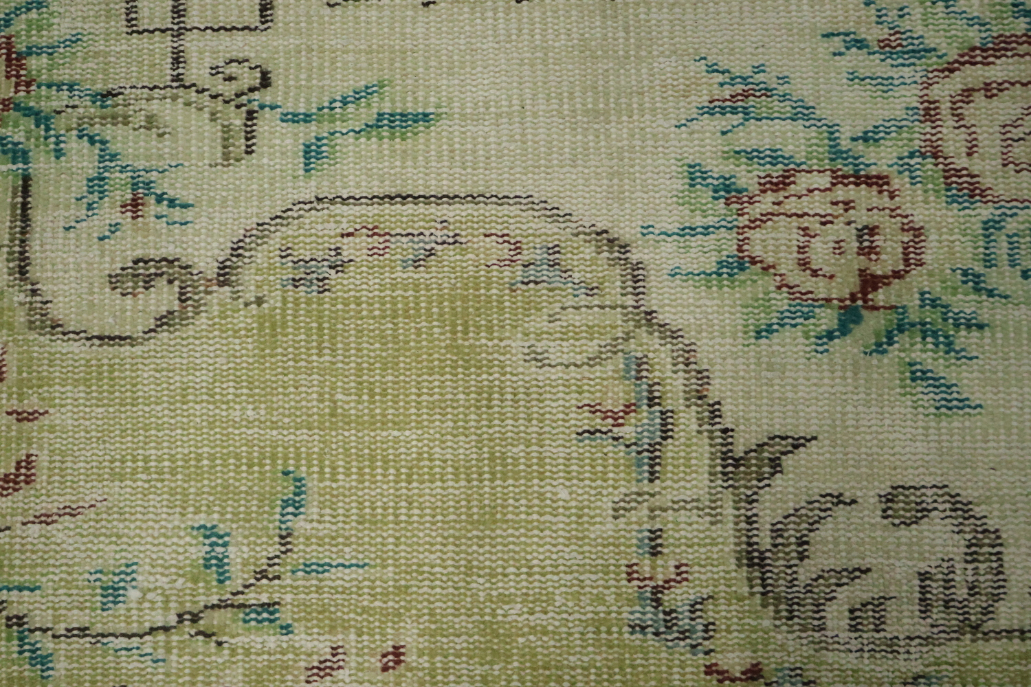 Aubusson Design Vintage Distressed Anatolian Area Rug 6x9