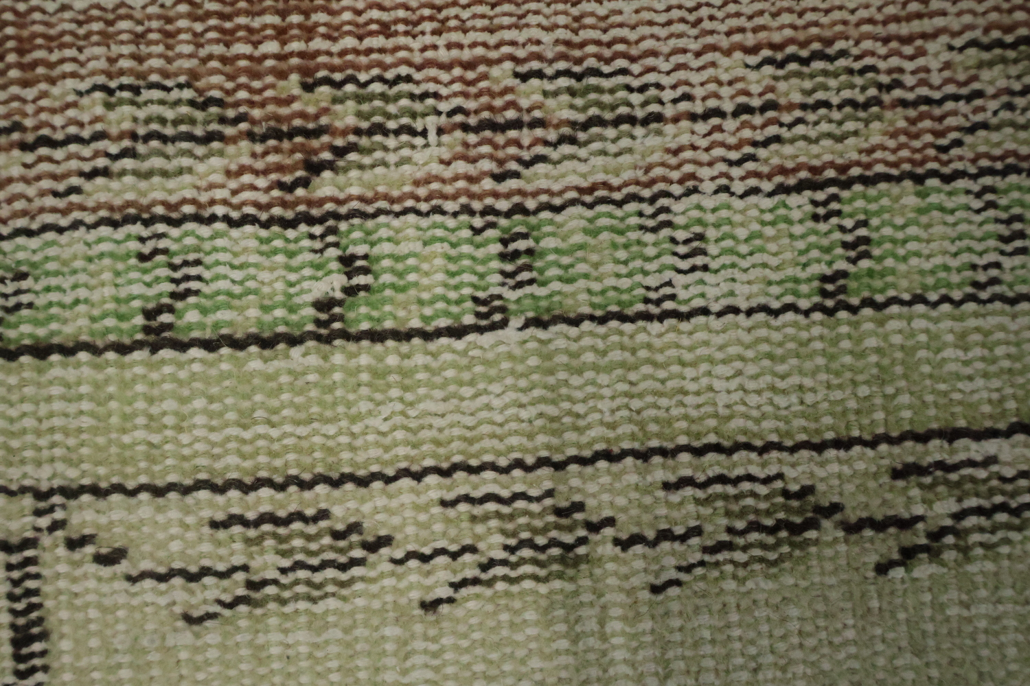 Aubusson Design Vintage Distressed Anatolian Area Rug 6x9