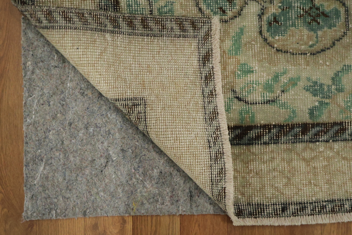 Luxury Vintage Distressed Anatolian Turkish Area Rug 4x7