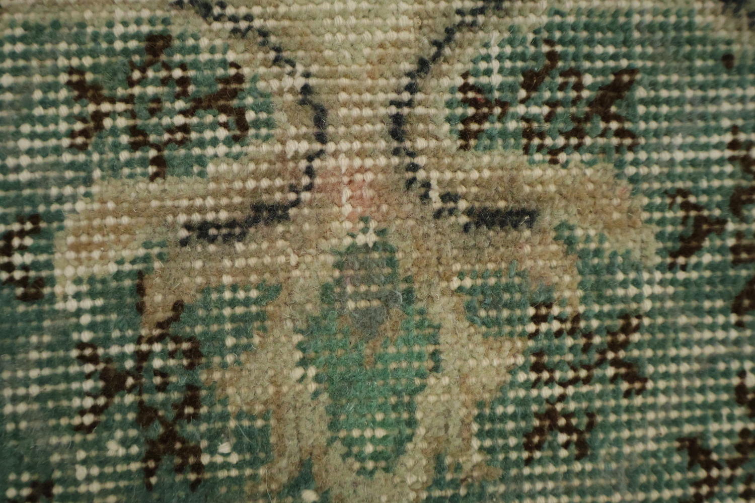 Luxury Vintage Distressed Anatolian Turkish Area Rug 4x7