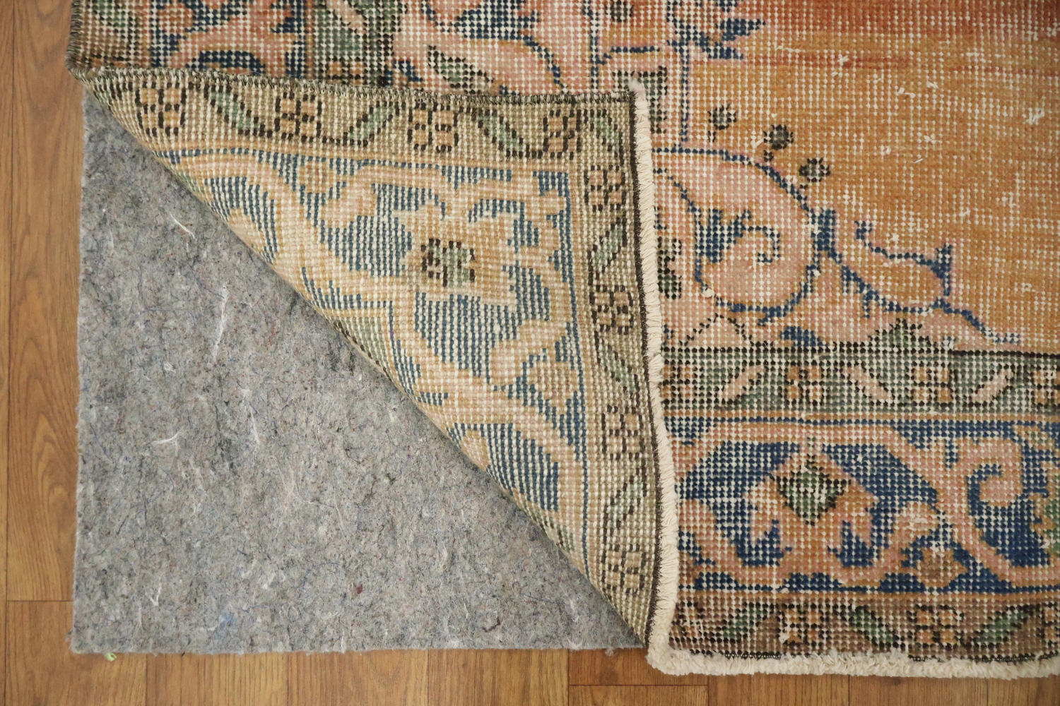 Medallion Rustic Distressed Anatolian Turkish Area Rug 4x7