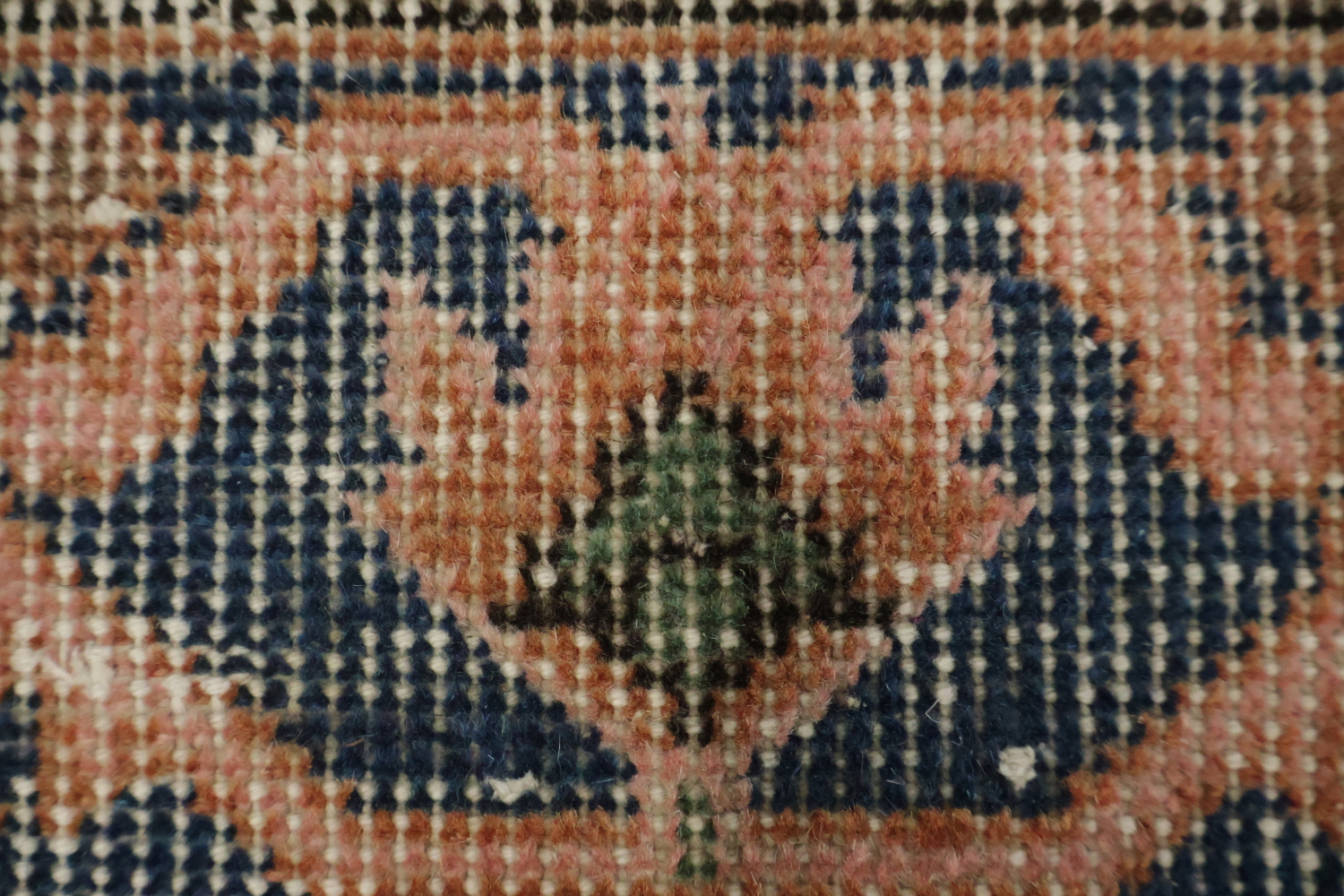 Medallion Rustic Distressed Anatolian Turkish Area Rug 4x7
