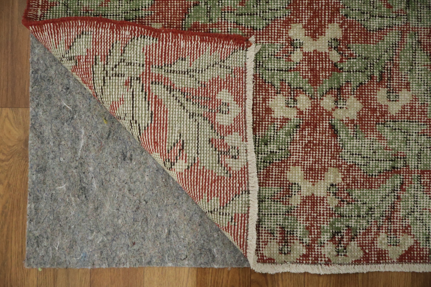 Wool Vintage Distressed Anatolian Turkish Area Rug 3x6