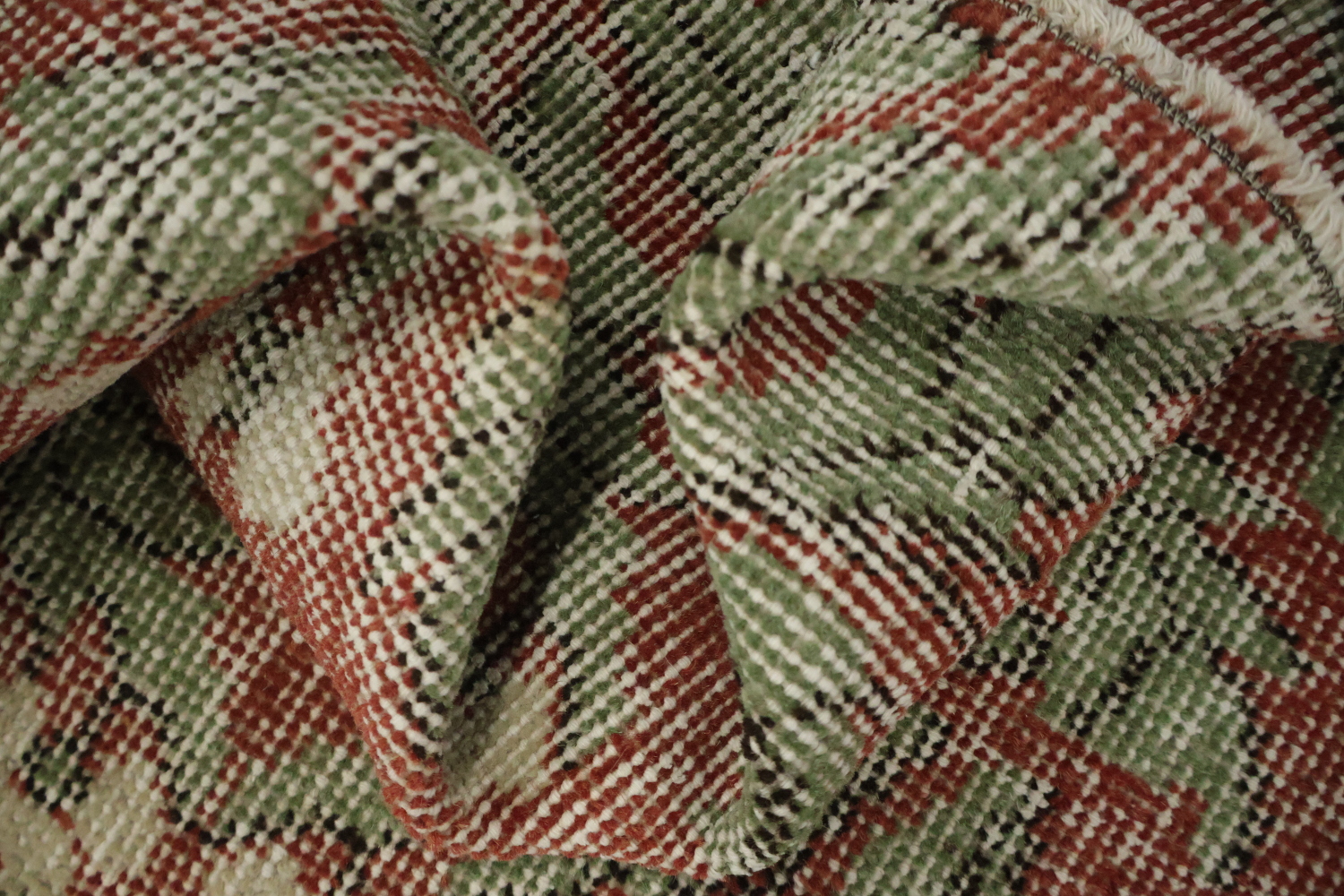 Wool Vintage Distressed Anatolian Turkish Area Rug 3x6