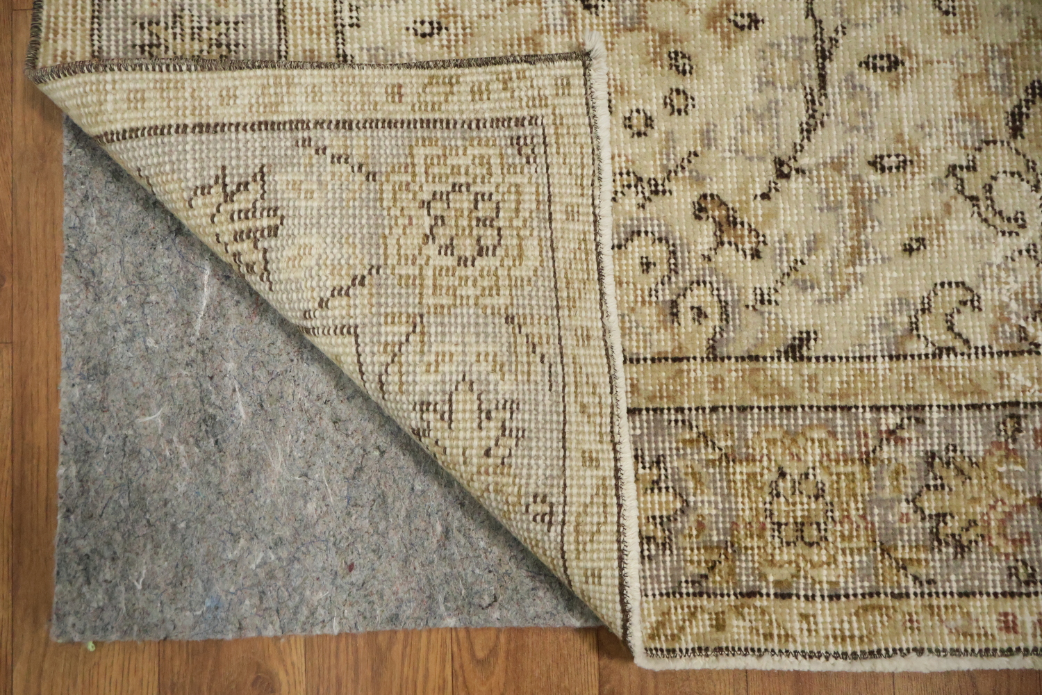 All Over Design Distressed Anatolian Turkish Area Rug 4x7