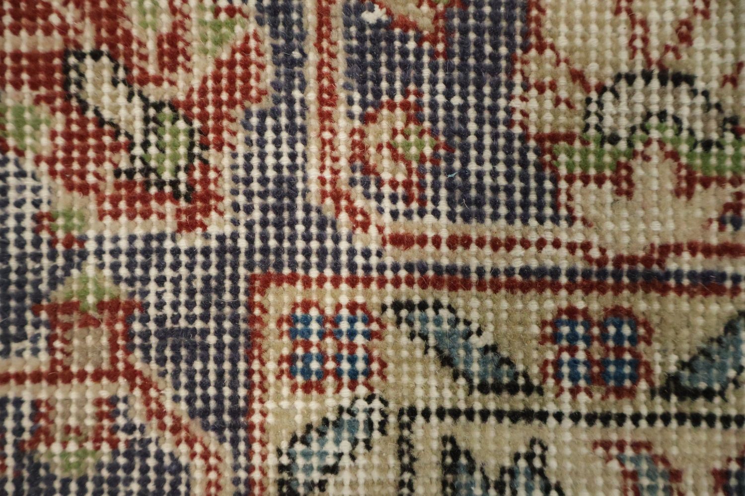 Distressed Anatolian Turkish Vintage Wool Area Rug 4x7