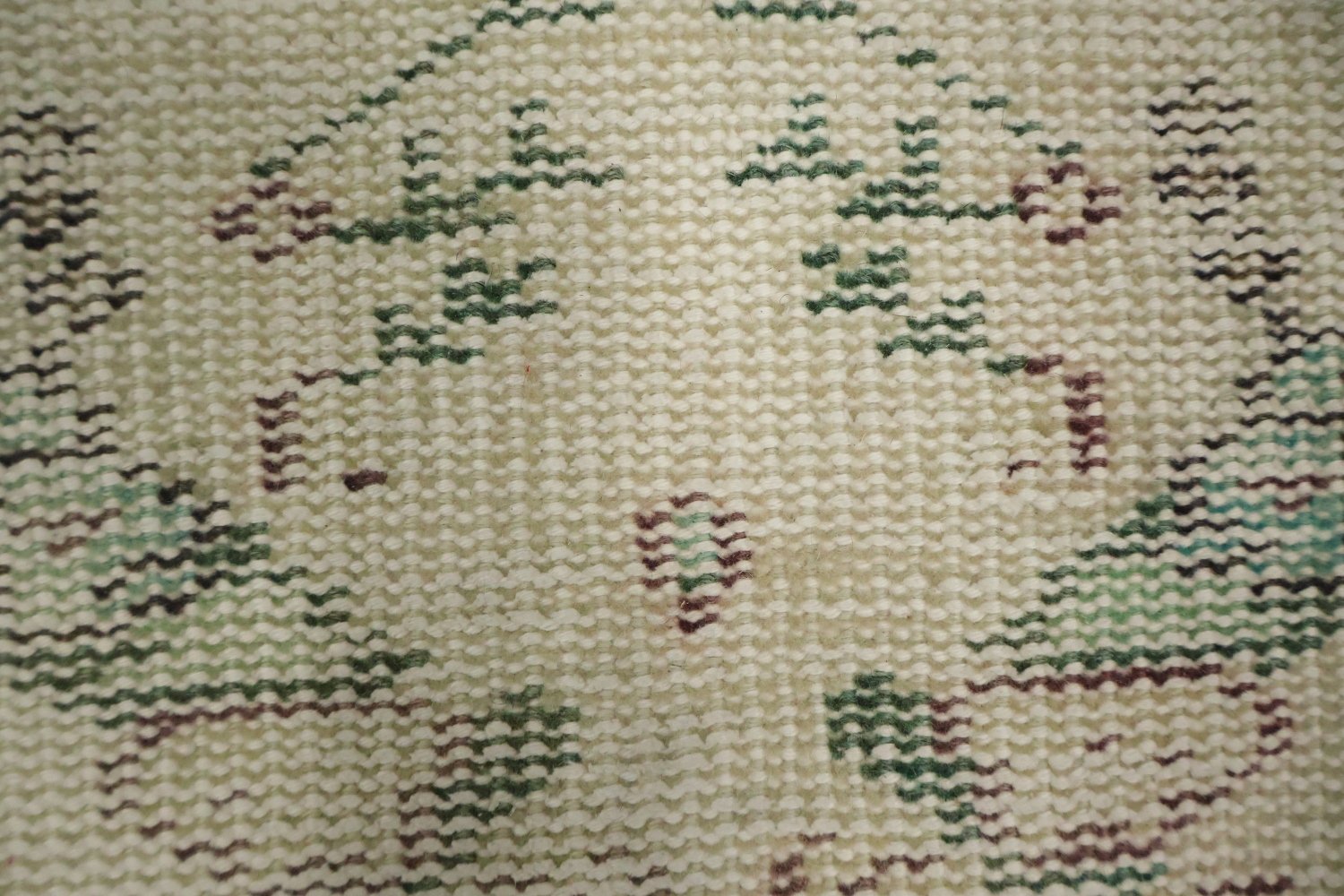 Vintage Distressed Wool Anatolian Turkish Area Rug 5x9