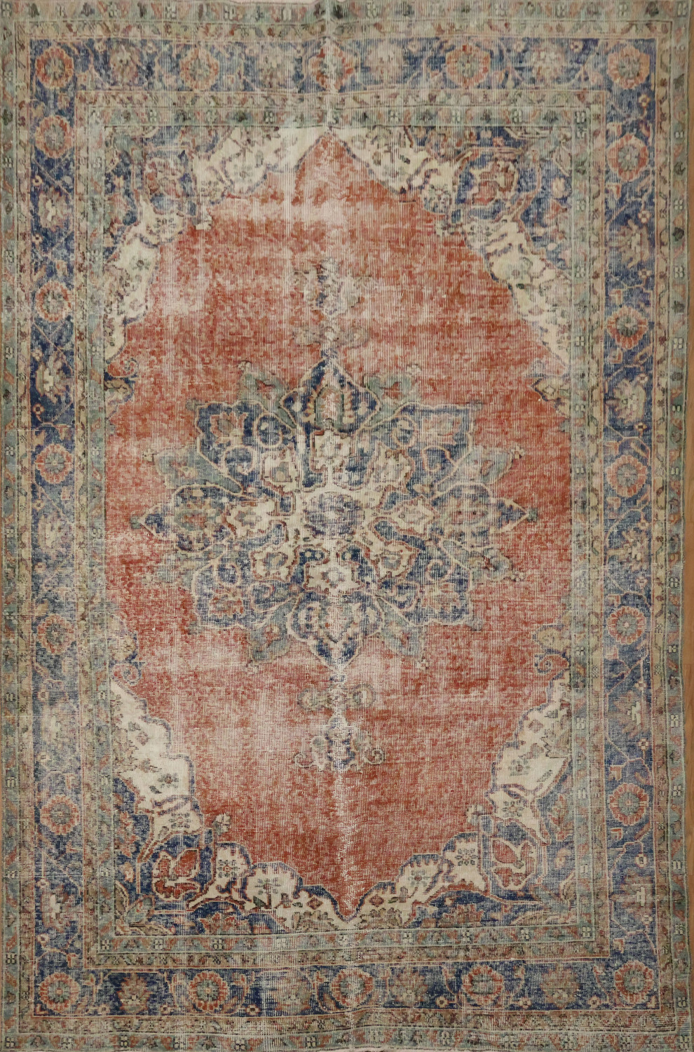 Classic Ornate Medallion Rug with Intricate Border Details 6x10