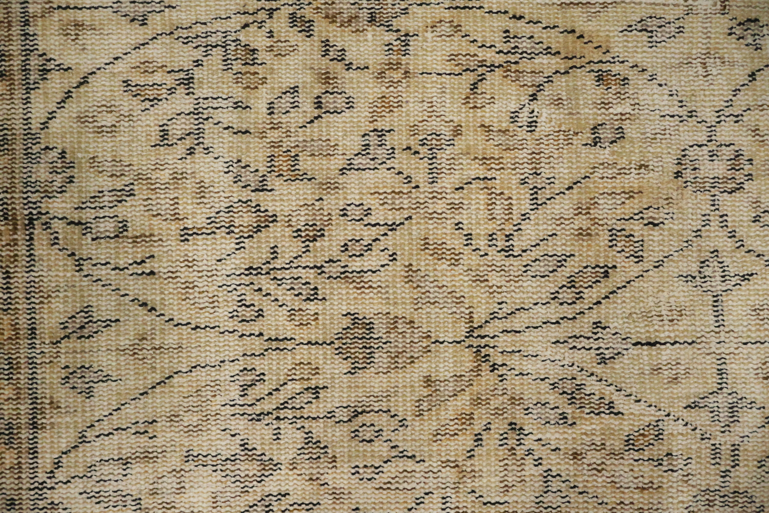 All Over Wool Vintage Distressed Turkish Area Rug 6x9