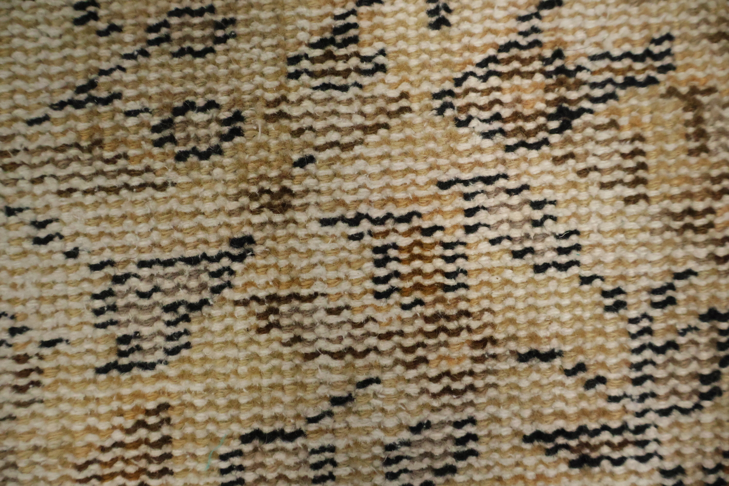 All Over Wool Vintage Distressed Turkish Area Rug 6x9