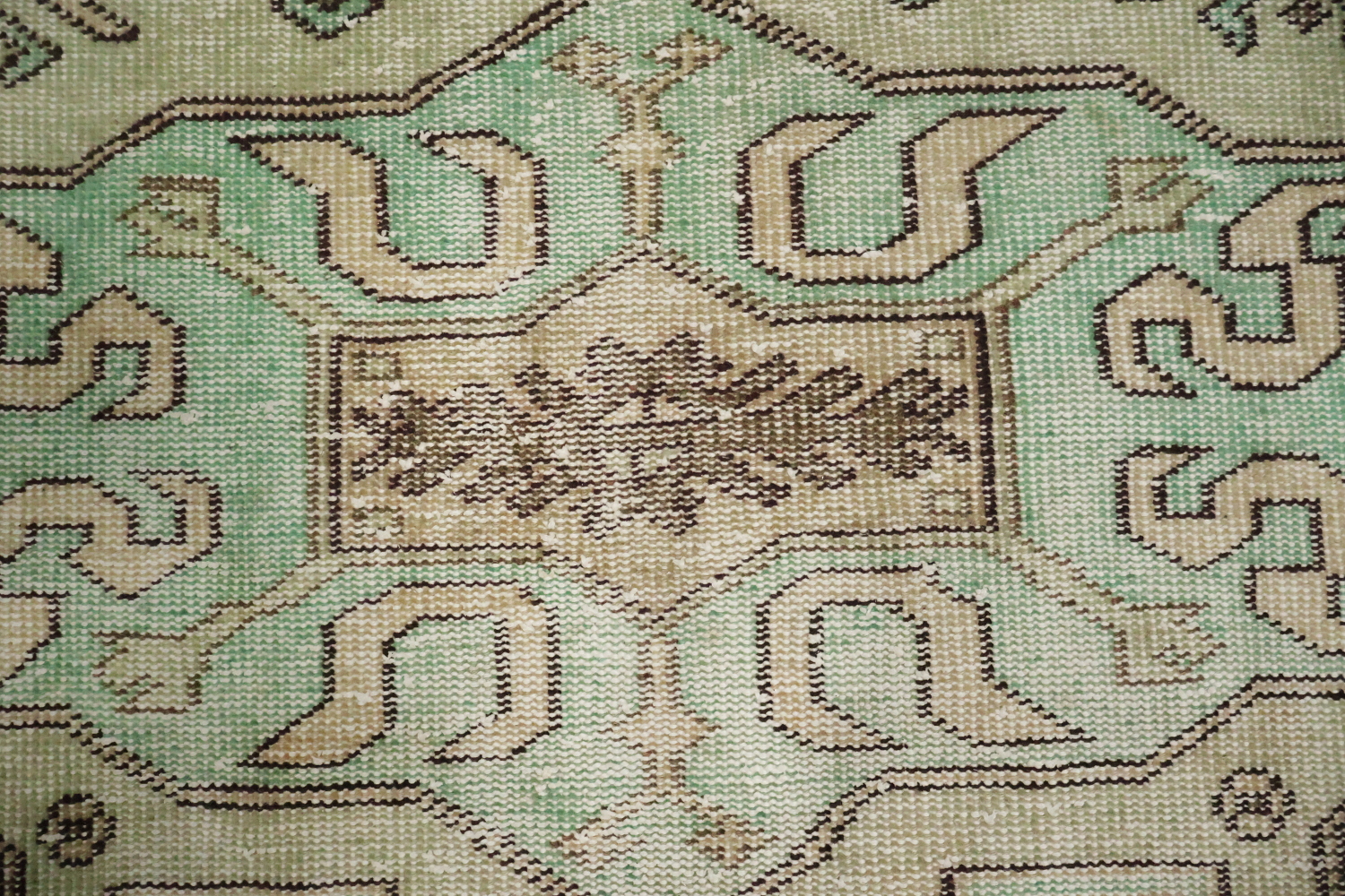 Vintage Distressed Anatolian Turkish Area Rug 5x9