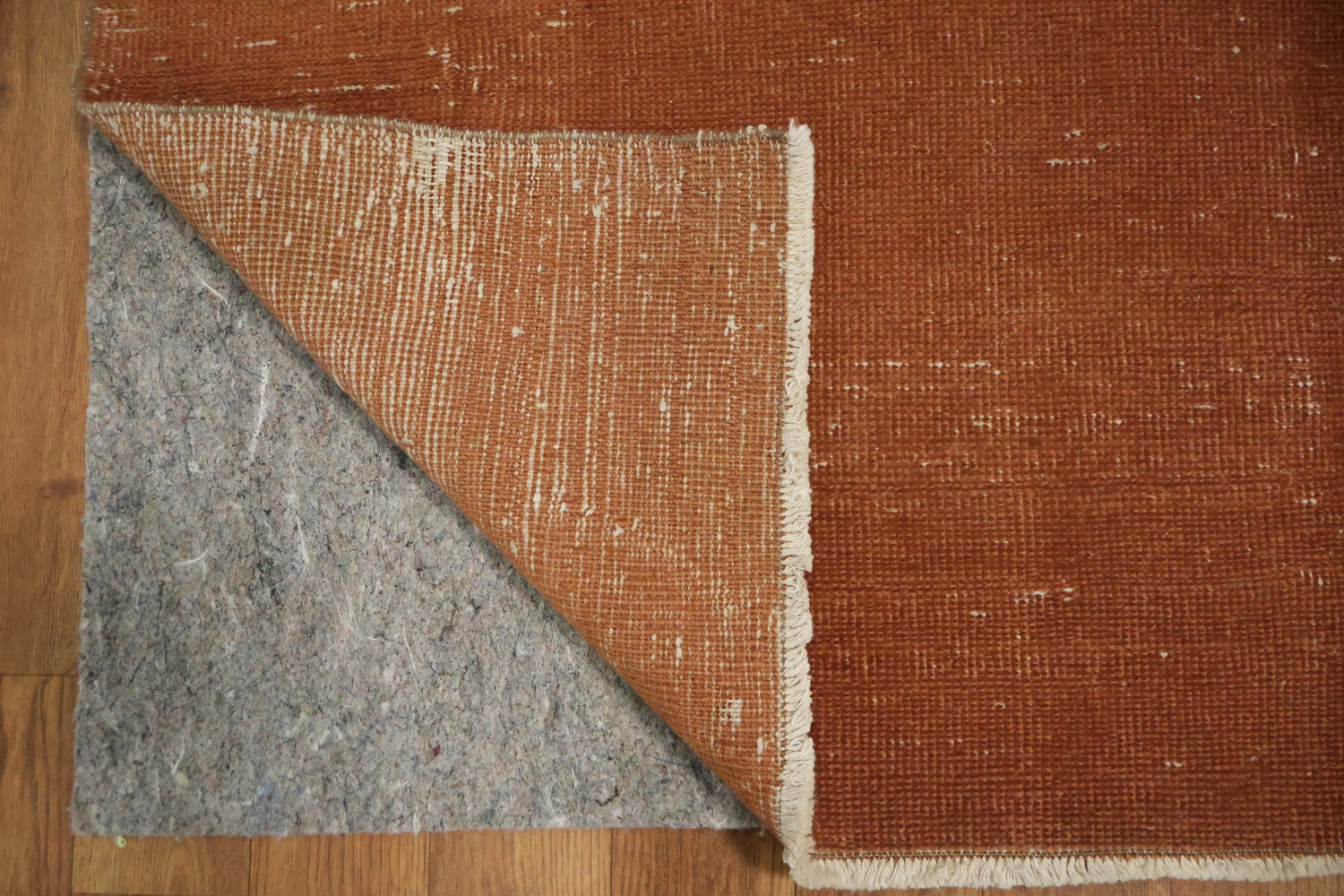 Warm Terracotta Handwoven Rug for Cozy Interiors 5x7