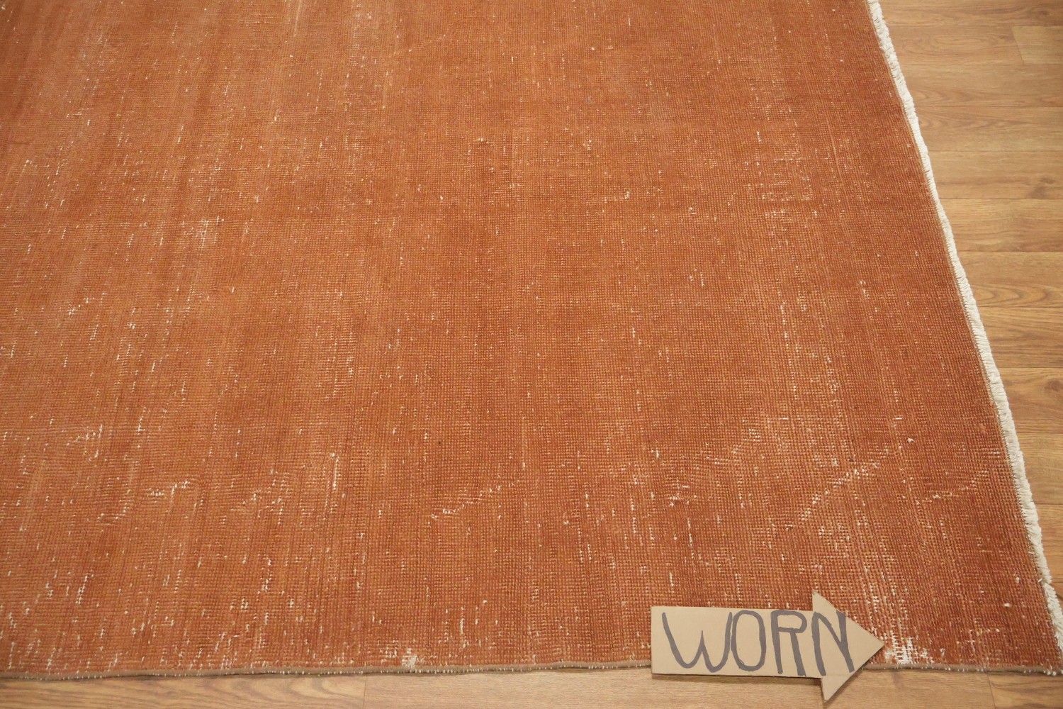 Warm Terracotta Handwoven Rug for Cozy Interiors 5x7