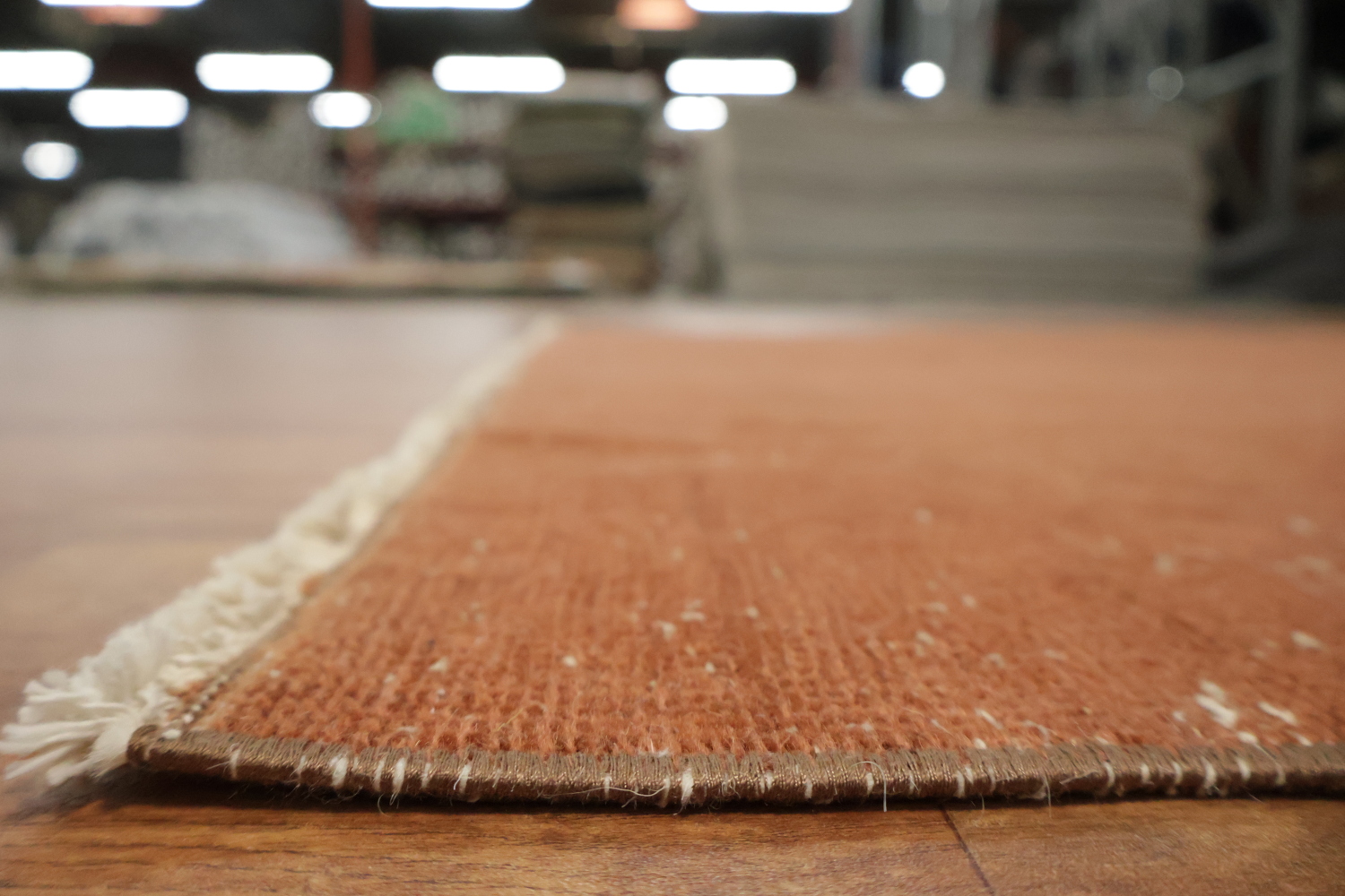 Warm Terracotta Handwoven Rug for Cozy Interiors 5x7