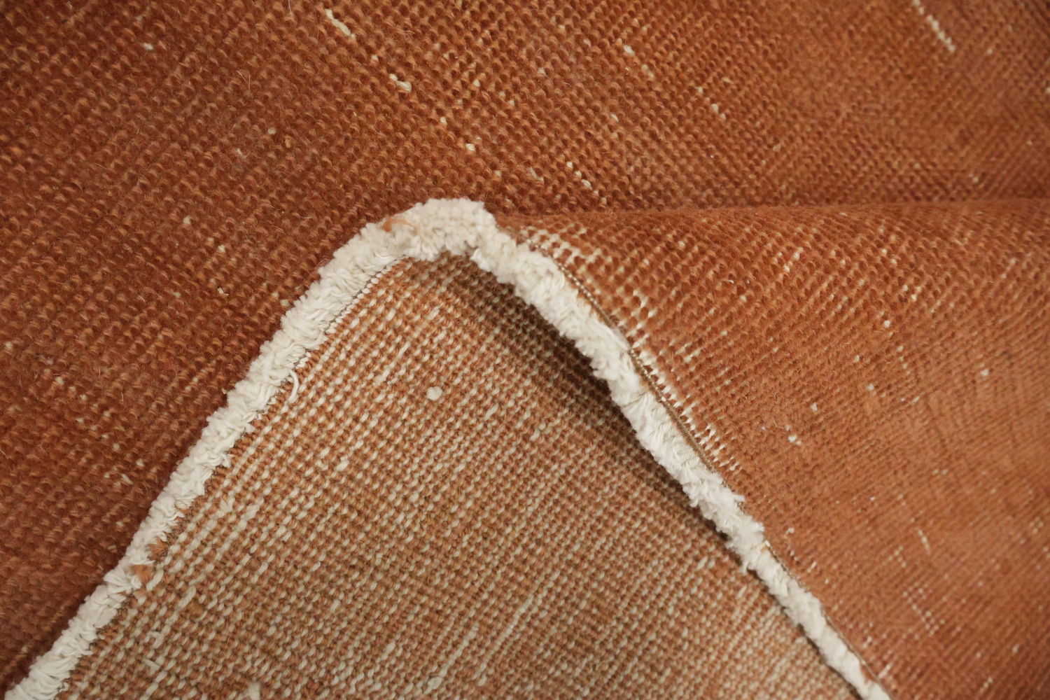Warm Terracotta Handwoven Rug for Cozy Interiors 5x7