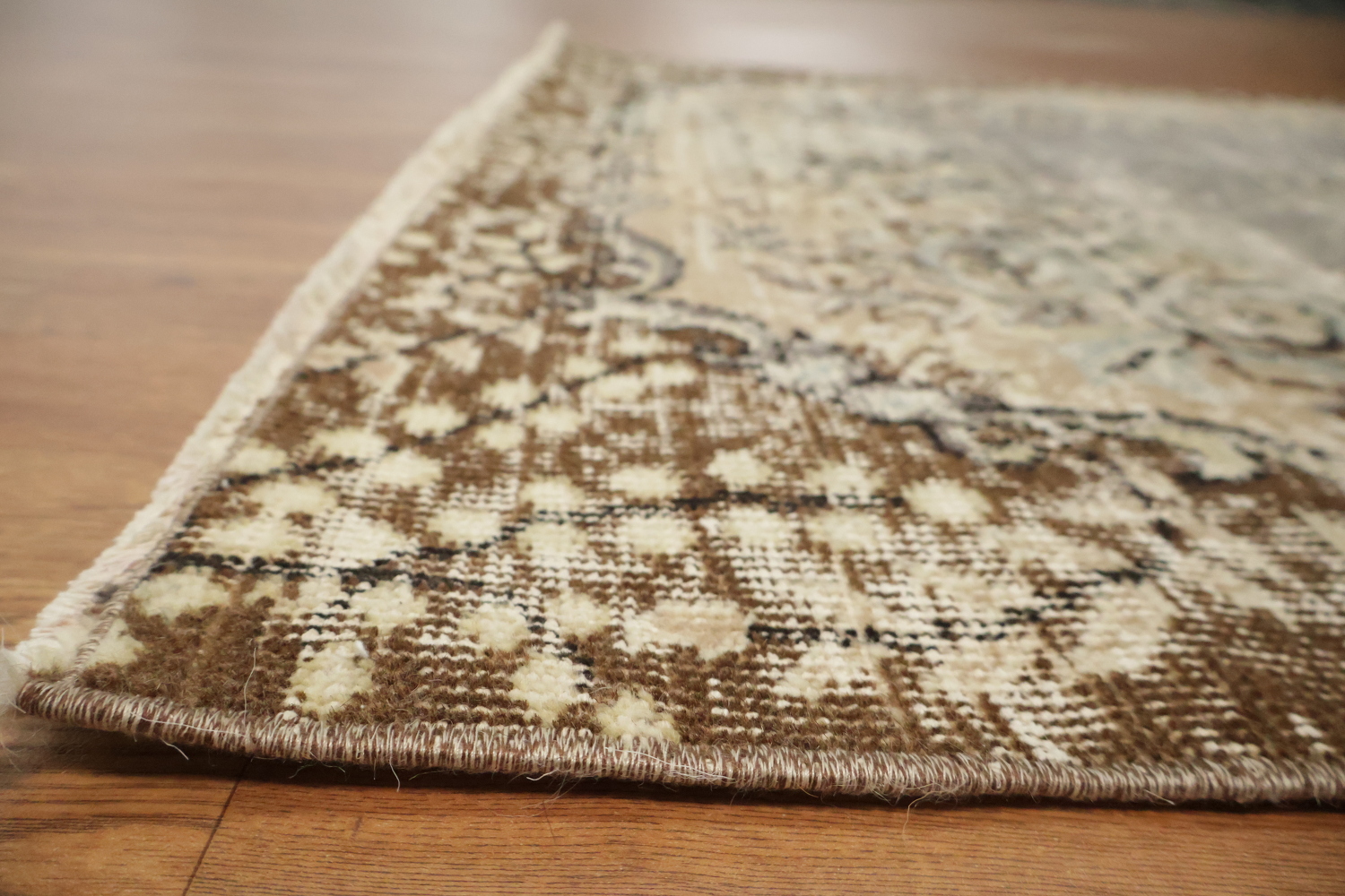 Vintage Distressed Anatolian Turkish Area Rug