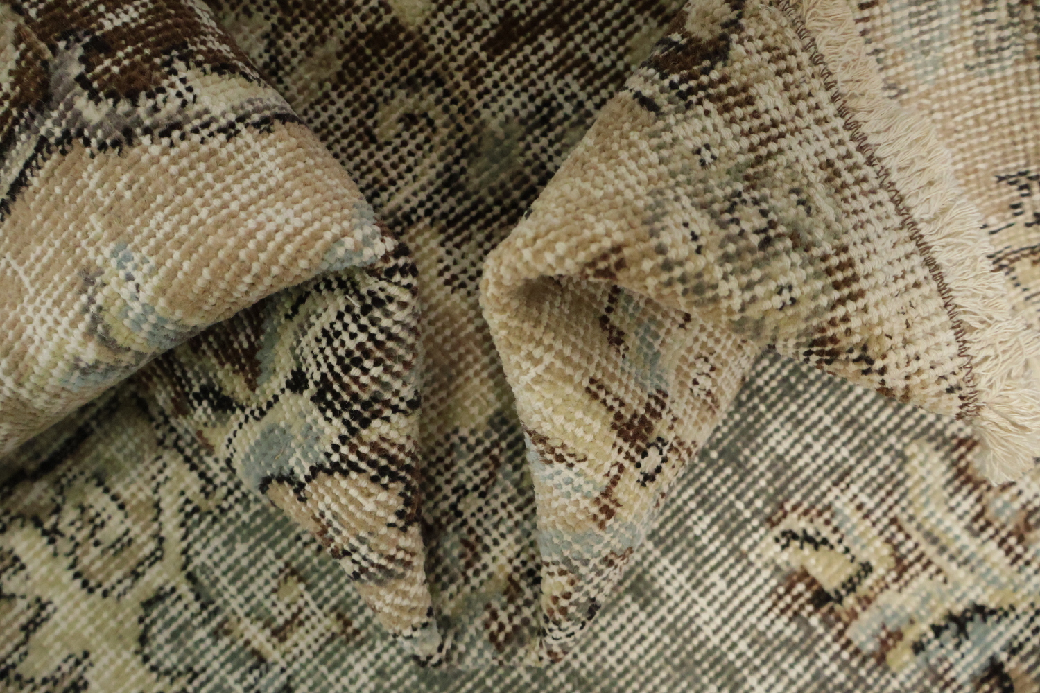 Vintage Distressed Anatolian Turkish Area Rug