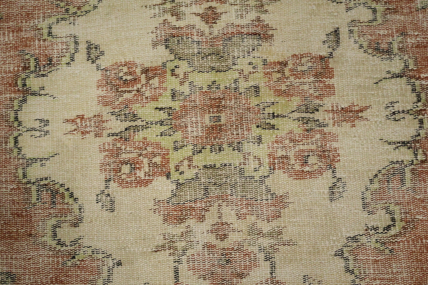 Vintage Distressed Anatolian Turkish Area Rug 6x9