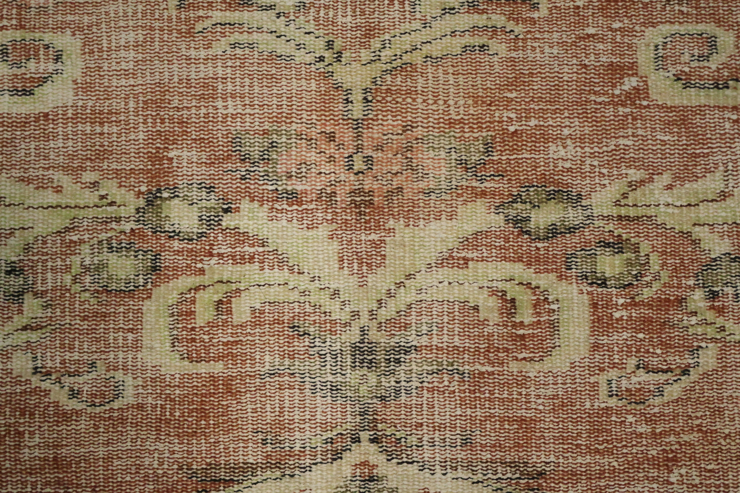 Vintage Distressed Anatolian Turkish Area Rug 6x9