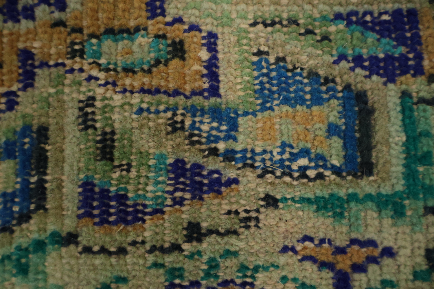 Vintage Distressed Anatolian Turkish Area Rug 6x9