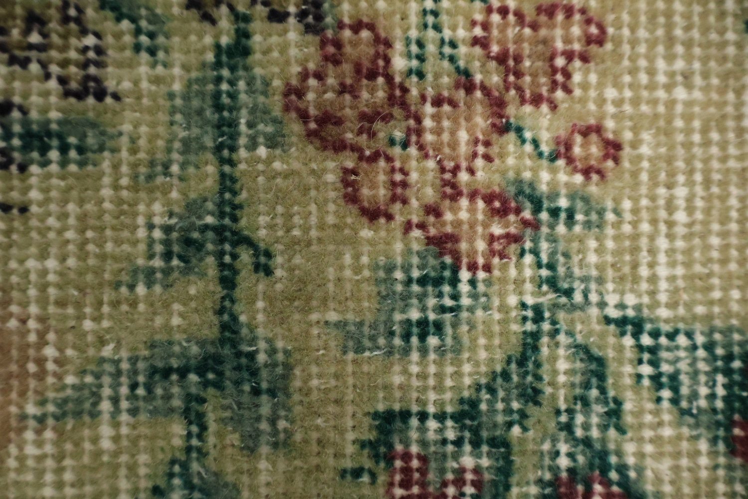 Animal Pictorial Vintage Distressed Turkish Area Rug 4x7