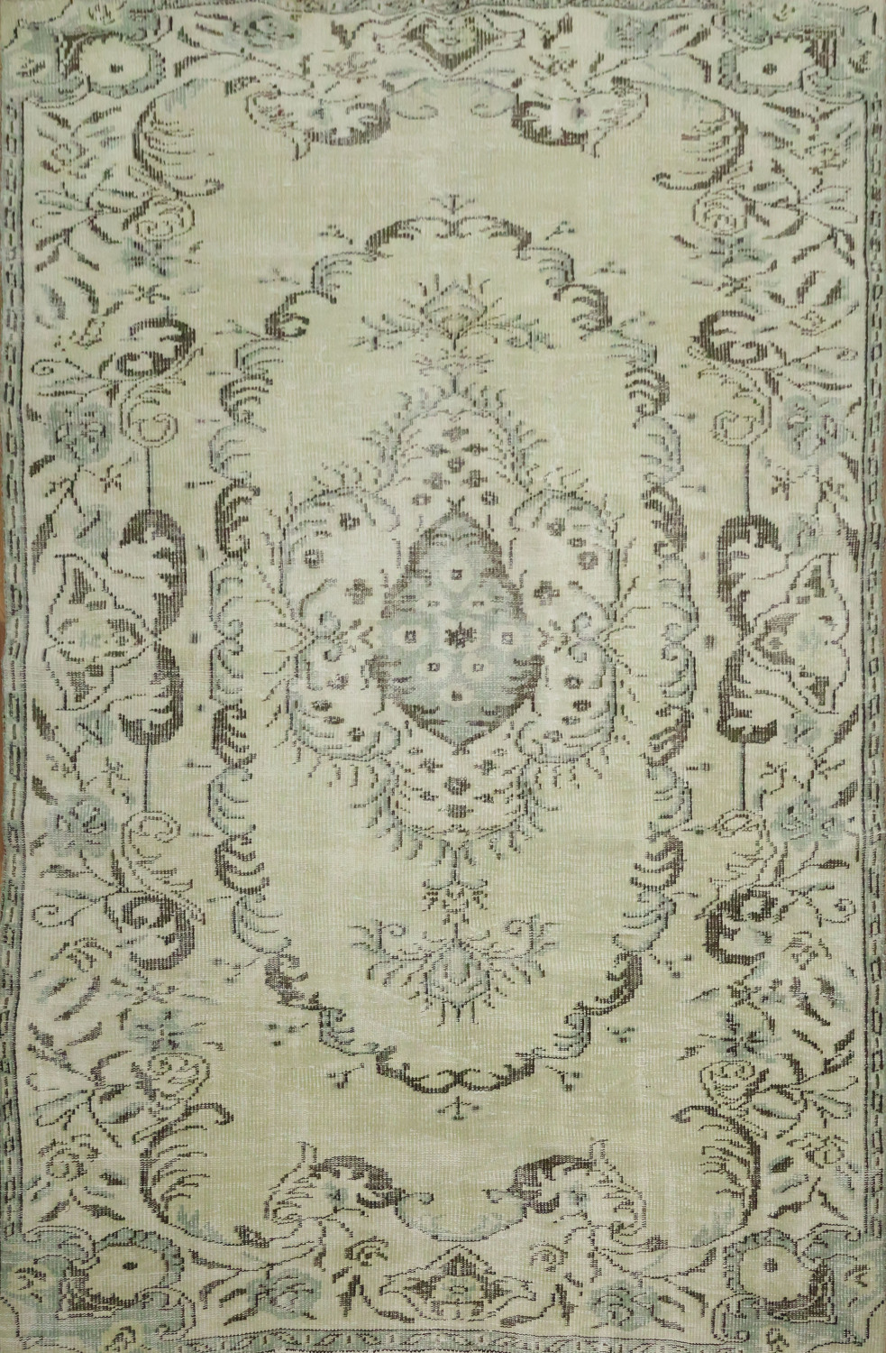 Vintage Distressed Anatolian Turkish Area Rug 6x9