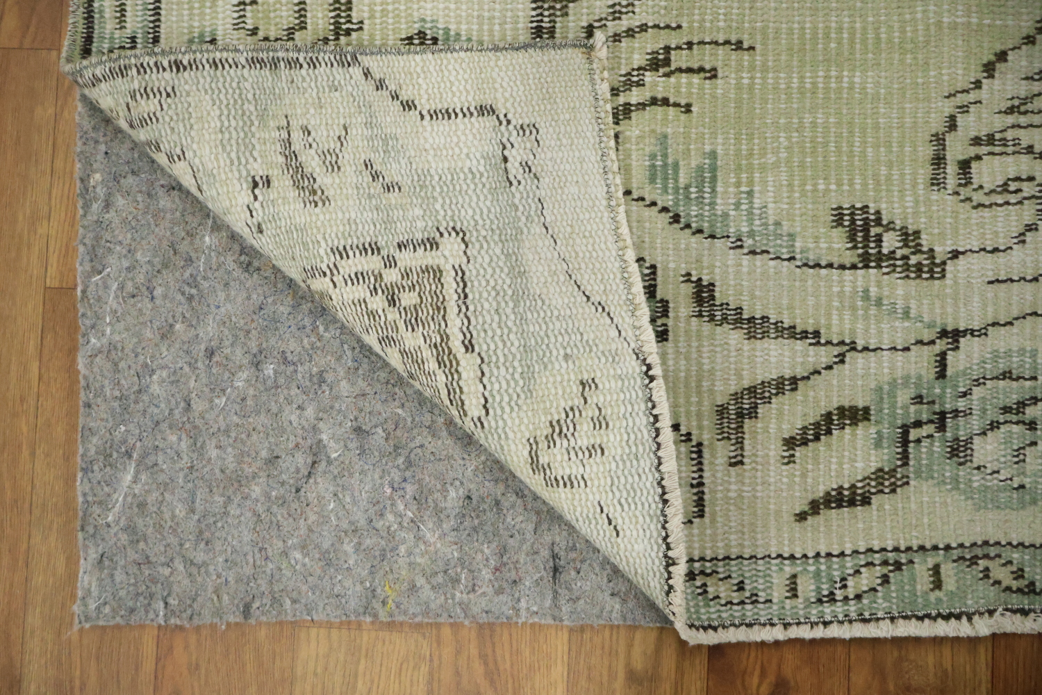 Vintage Distressed Anatolian Turkish Area Rug 6x9