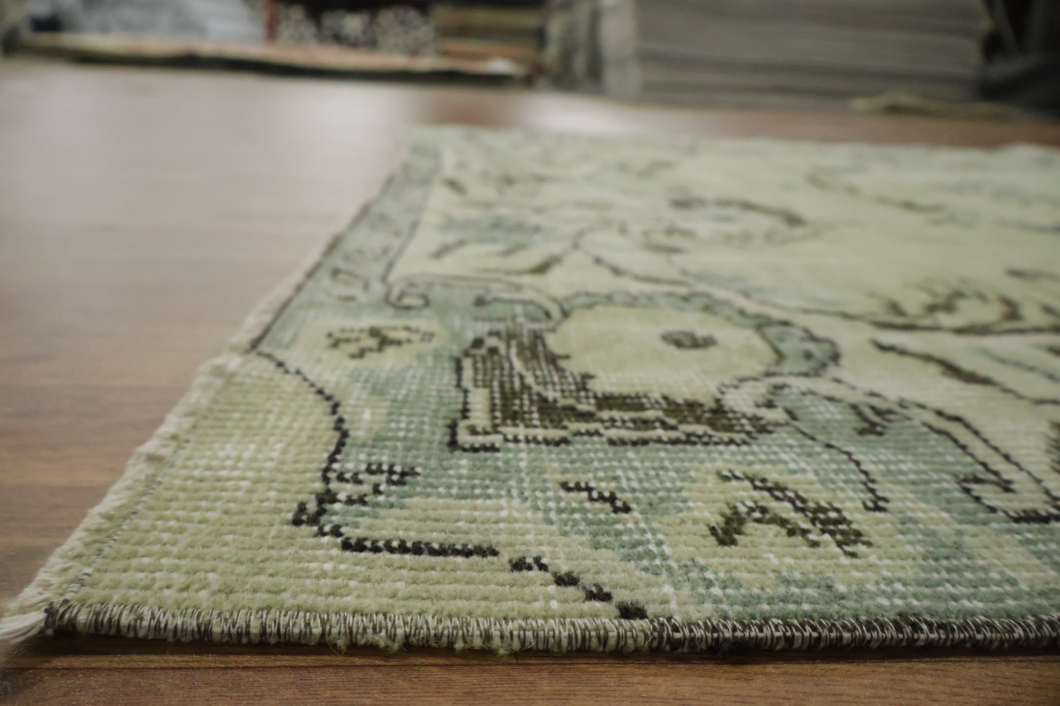 Vintage Distressed Anatolian Turkish Area Rug 6x9