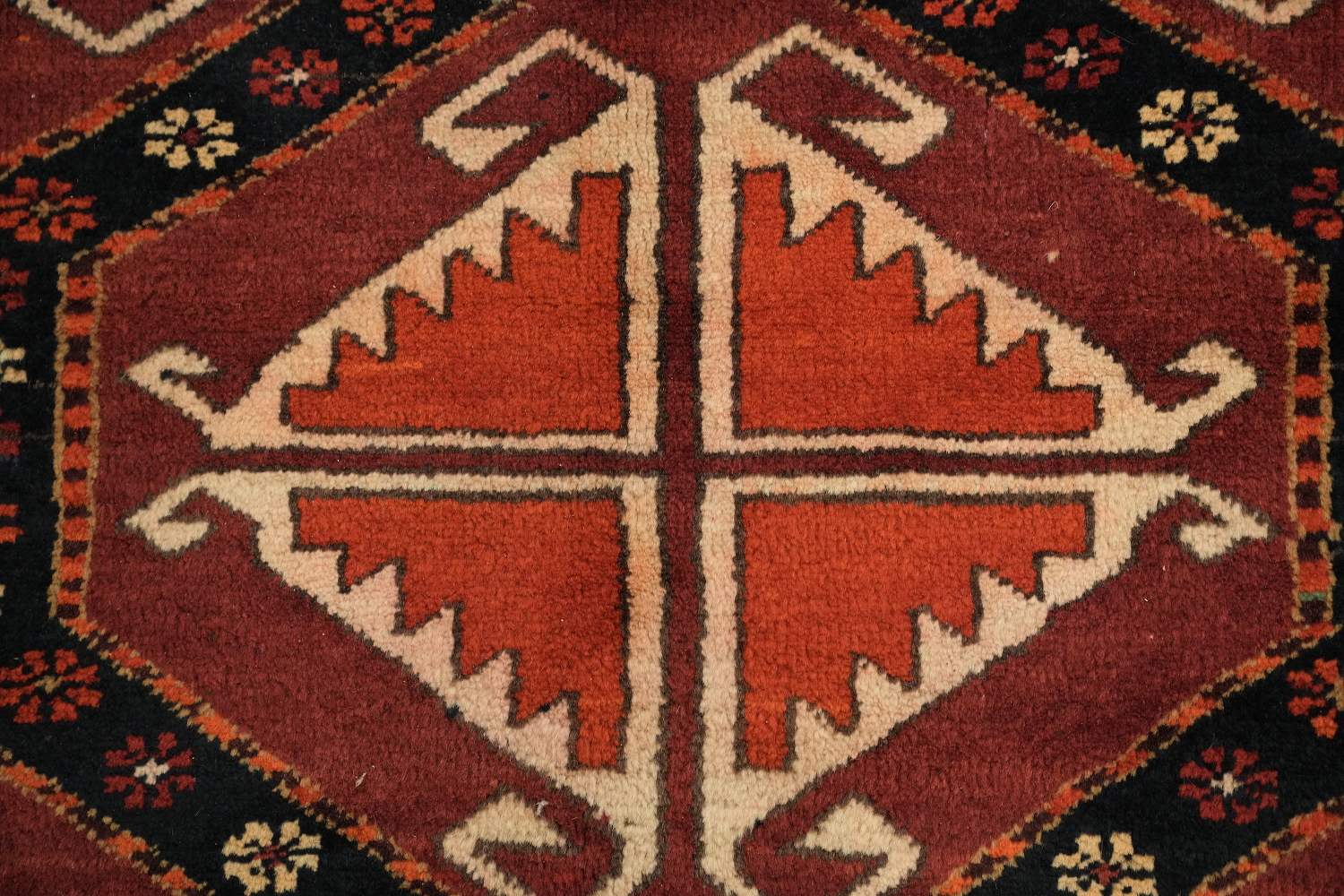 Anatolian Turkish Runner Wool Rug 4x12