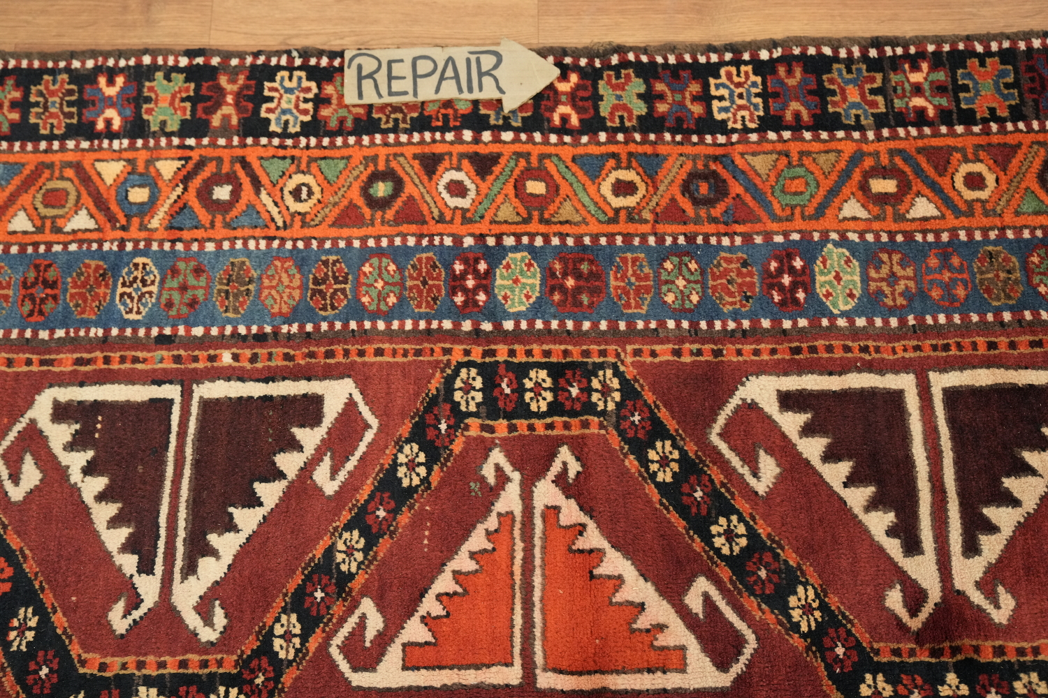 Anatolian Turkish Runner Wool Rug 4x12