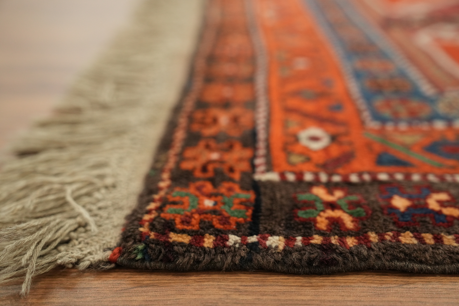 Anatolian Turkish Runner Wool Rug 4x12