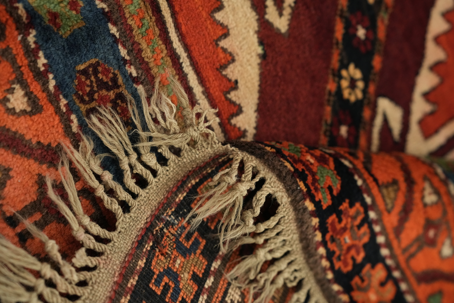 Anatolian Turkish Runner Wool Rug 4x12