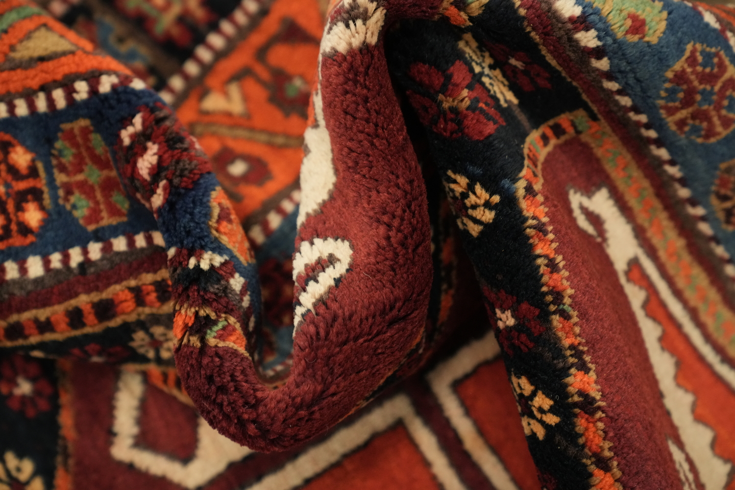 Anatolian Turkish Runner Wool Rug 4x12