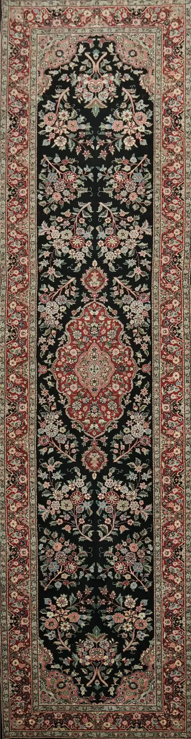 Tope Quality Floral Tabriz Chinese Runner Rug 3x10