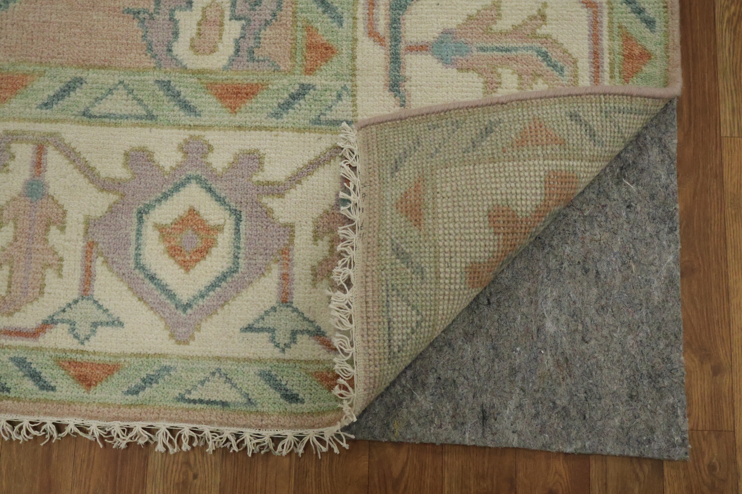 Traditional Pastel Oushak Hand Made Area Rug 9x12