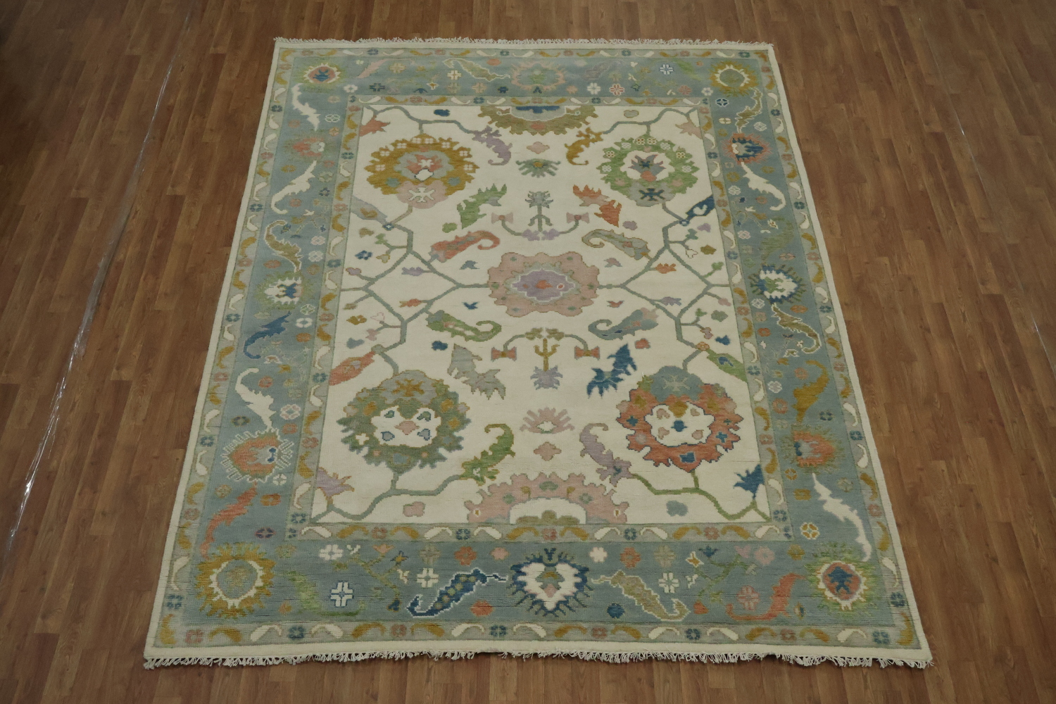Pastel Perfection: Traditional Rectangular Area Rug 8'x10'