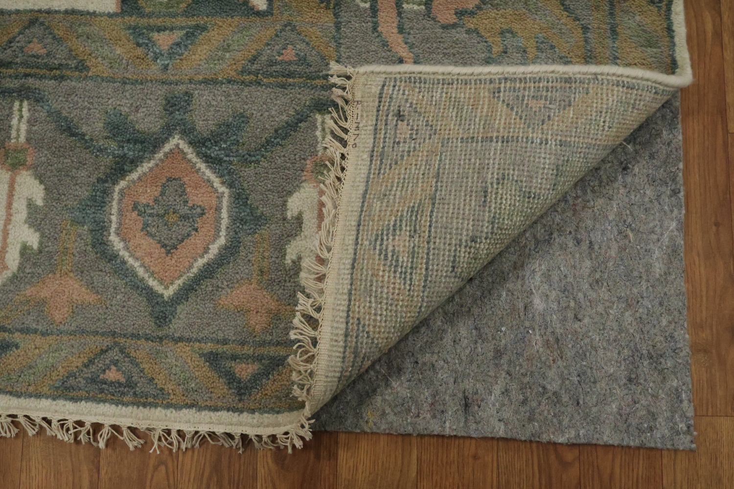 9' x 12' Oushak Living Room Area Rug in Soft Earthy Tones for Living Room