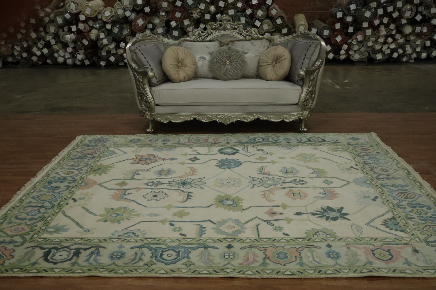 Traditional Oushak Hand Made Area Rug 8x10