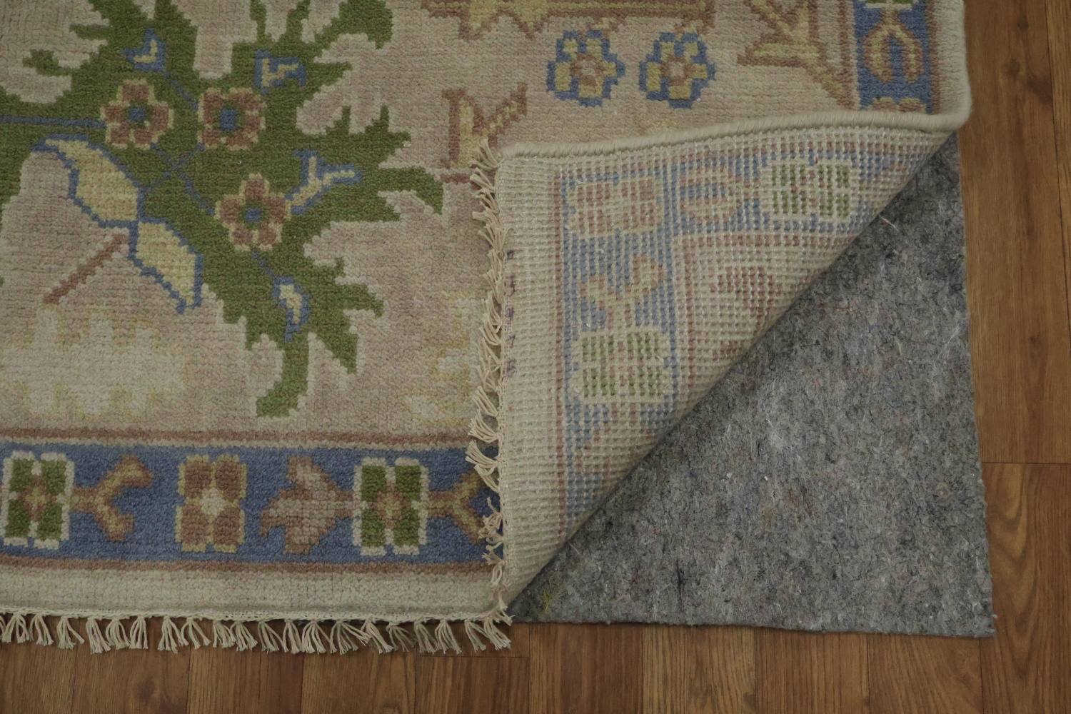 All-Over Ivory Vintage Style Oushak Hand Made Area Rug 9x12