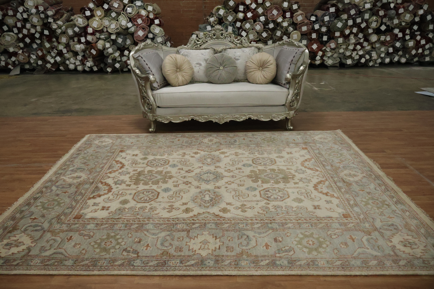 Traditional Oushak Hand Made Area Rug 8x10